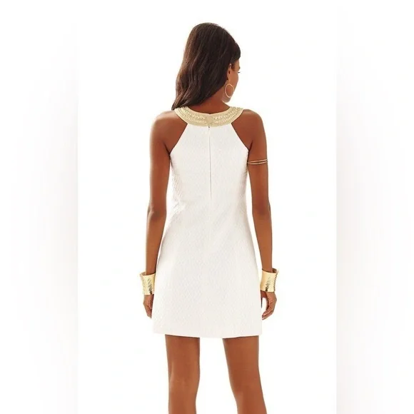 Lily Pulitzer Adelina Shift Dress Wedding Bridal Shower Resortwear Sz 10 - Picture 5 of 14